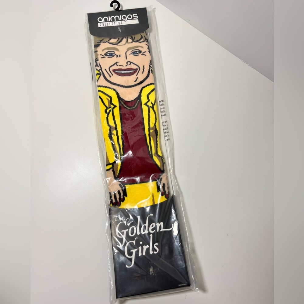 Golden Girls Blanche Devereaux Bioworld Character Socks 90’s 80’s Novelty NEW